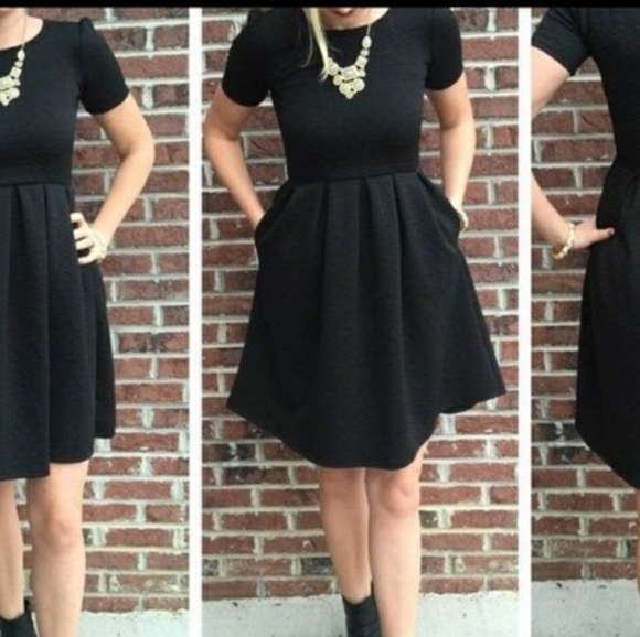 Lularoe Black Amelia Dress Deals, 59 